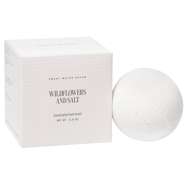 Sweet Water Decor Wildflowers and Salt 4.6 oz Bath Bomb