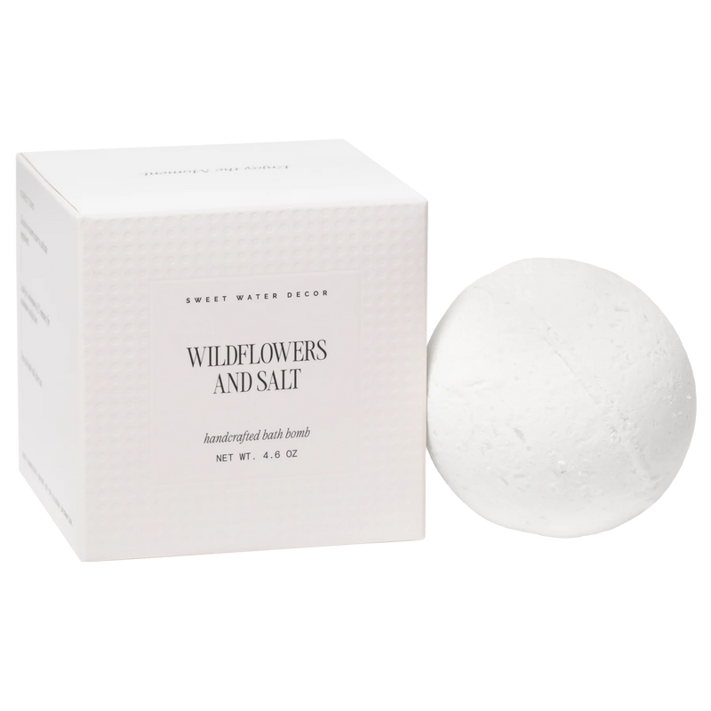 Sweet Water Decor Wildflowers and Salt 4.6 oz Bath Bomb
