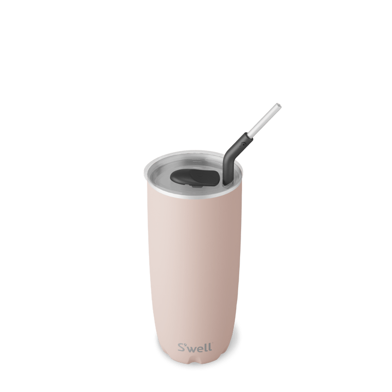 S'well Tumbler with Straw Himalayan Salt