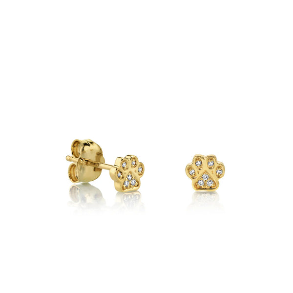 Sydney Evan Mini Paw Studs
