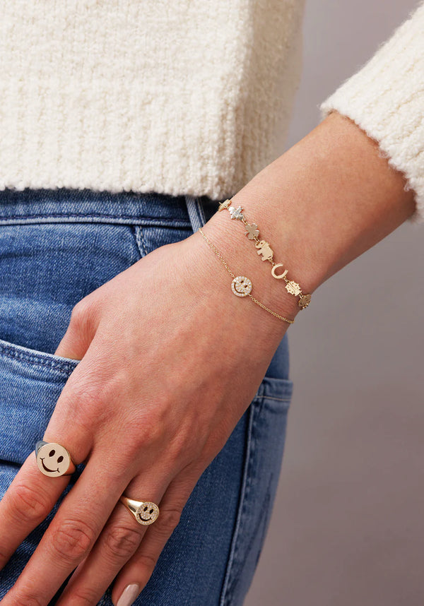 Sydney Evan Tiny Pure Link Bracelet