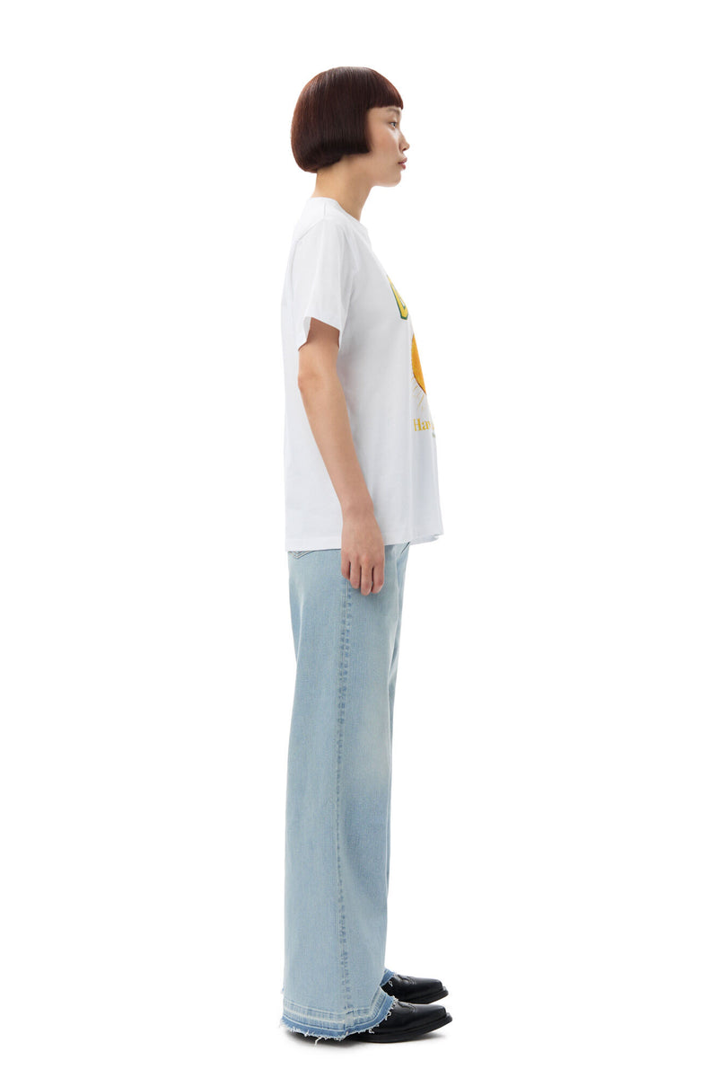 Ganni Basic Jersey Peach Relaxed Tshirt