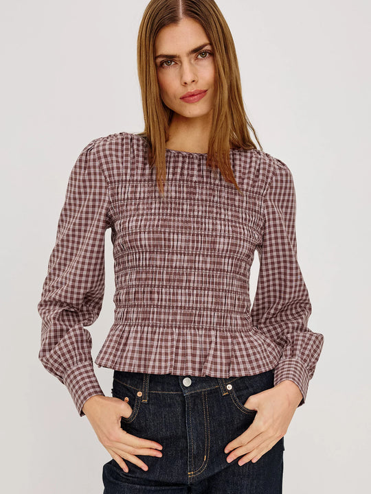 Rails Tabi Blouse - Rust Rose
