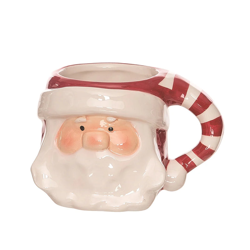 Transpac Dol Sculpted Santa Mug