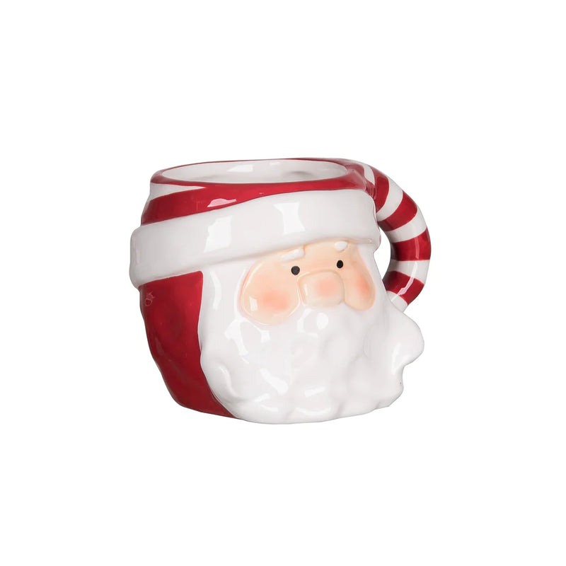 Transpac Dol Sculpted Santa Mug