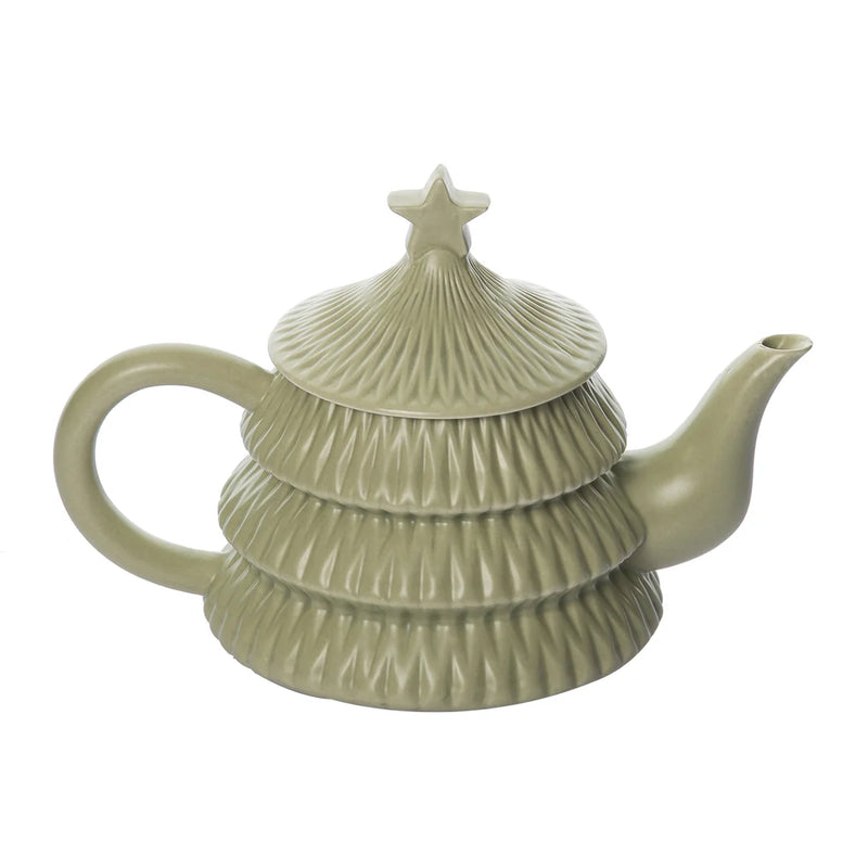 Transpac Dol Sculpted Tree Teapot