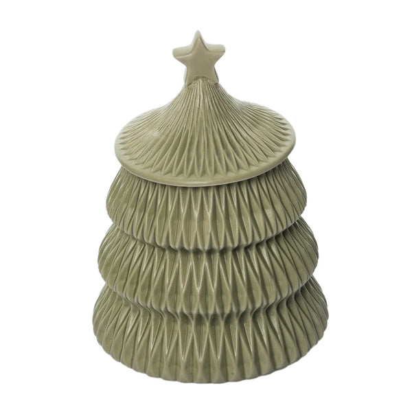 Transpac Dol Sculpted Tree Cookie Jar