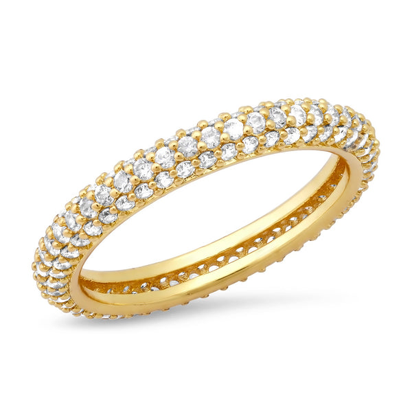 Tai Gold clear CZ ring