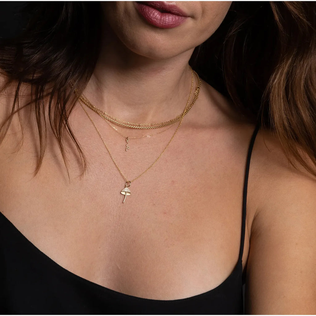 Talon Itty Bitty Snake Pendant Necklace 16