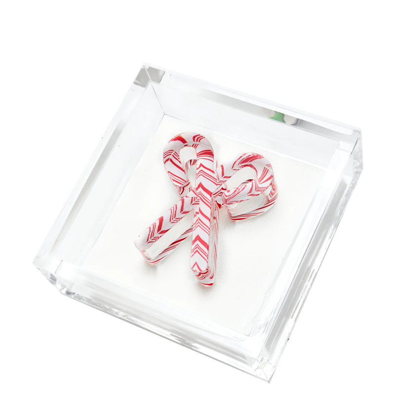 Tara Wilson Designs Cocktail Napkin Holder - Candy Canes