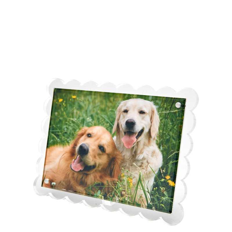 Tara Wilson Designs Scallop Frame - Clear