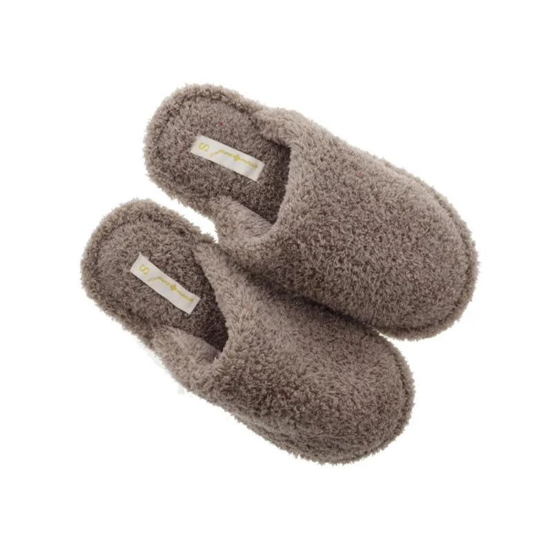 Jane Marie Taupe Closed Toe Slipper Slipper