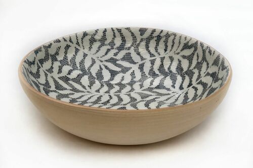 Terrafirma Ceramics Soup Bowl Fern Charcoal