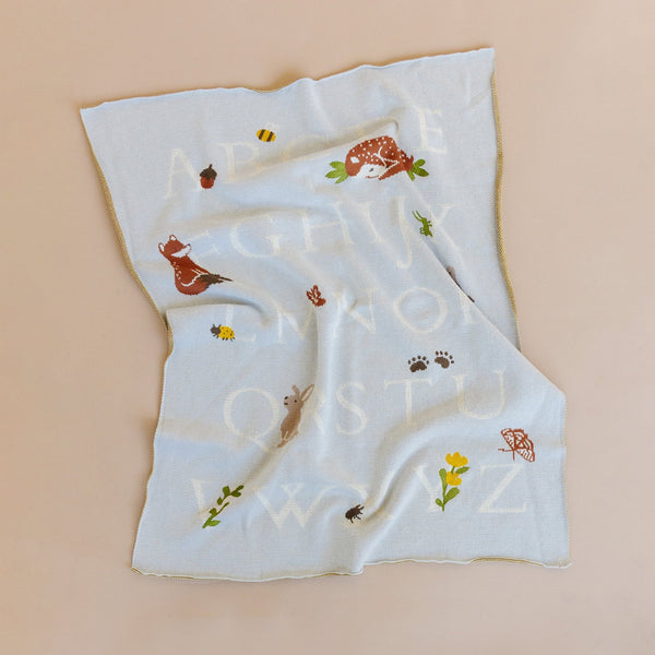 The Blueberry Hill ABC Woodland Blanket
