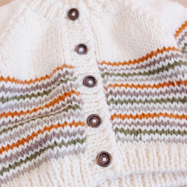 The Blueberry Hill Woodland Stripe Cardigan