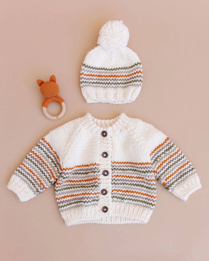 The Blueberry Hill Woodland Stripe Cardigan