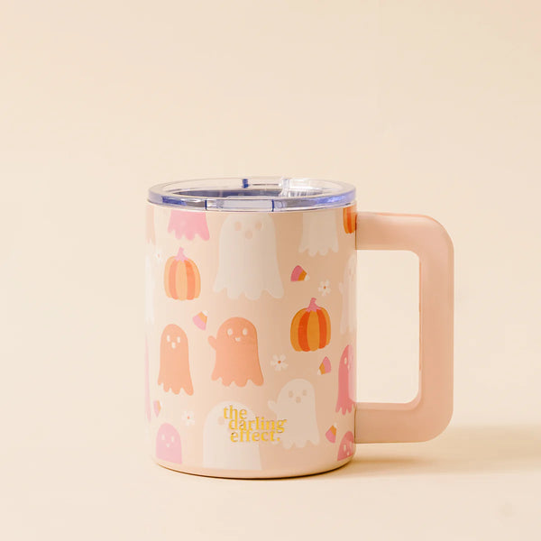 The Darling Effect 14 oz Insulated Mug-Ghost Party