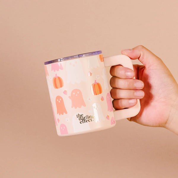 The Darling Effect 14 oz Insulated Mug-Ghost Party