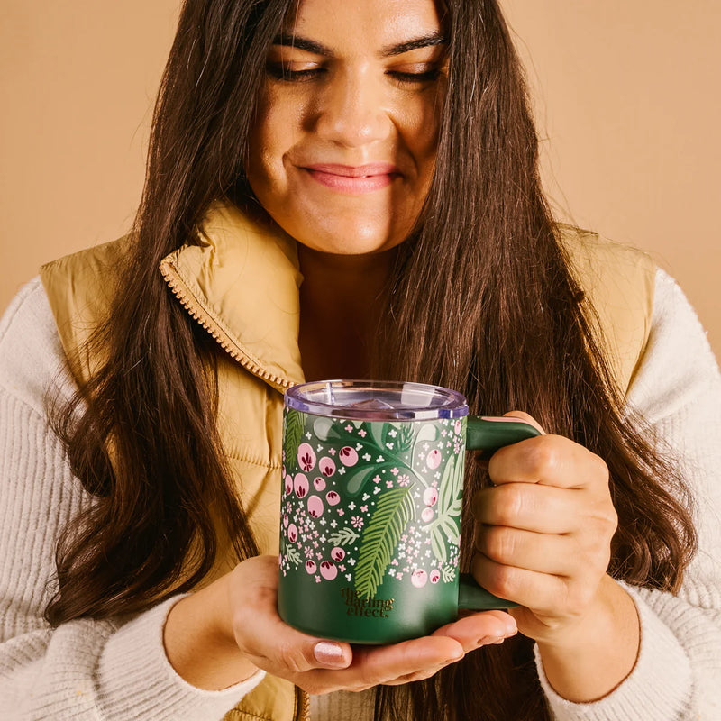 The Darling Effect 14 oz Insulated Mug-Jolly Sprig