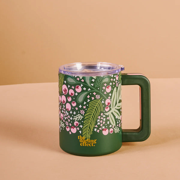 The Darling Effect 14 oz Insulated Mug-Jolly Sprig