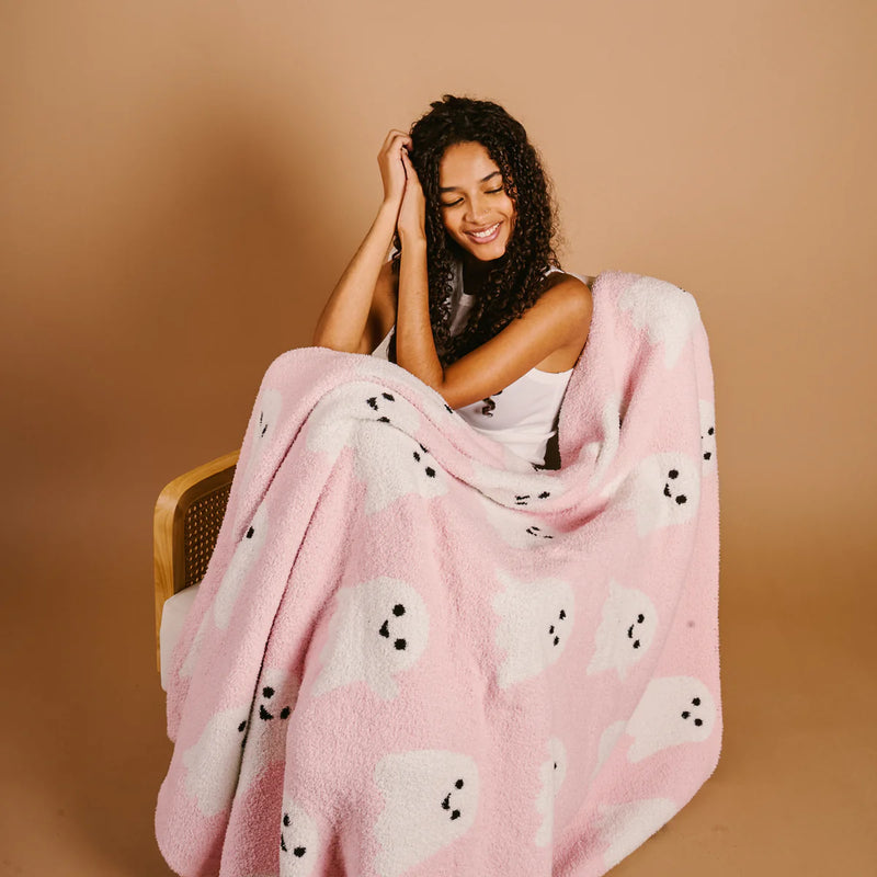 The Darling Effect Cozy Dreams Luxe Blanket-Boo Crew