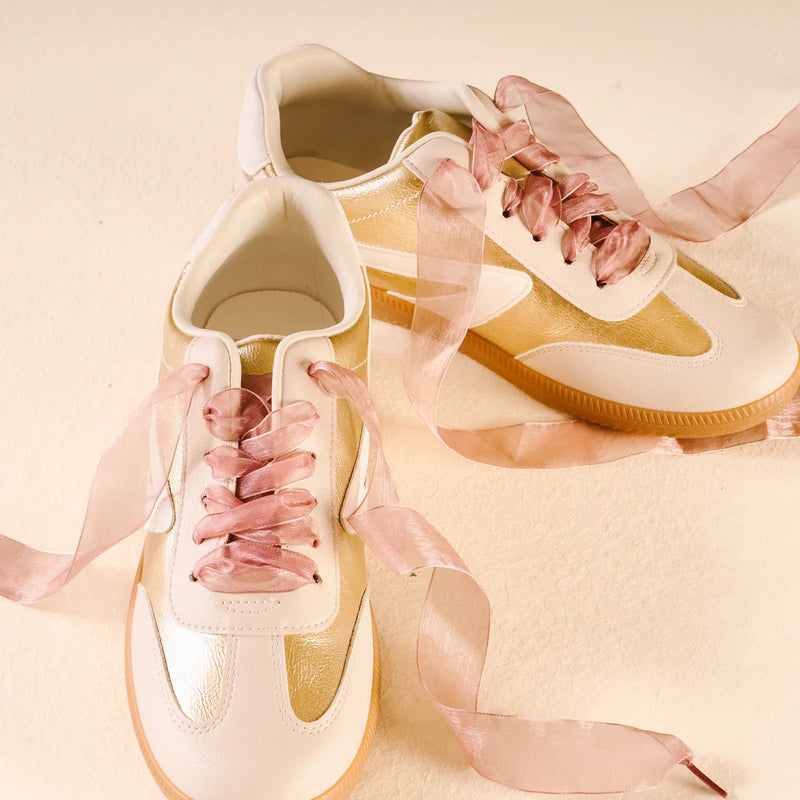 The Darling Effect Step It Up Shoelaces-Sheer Mauve