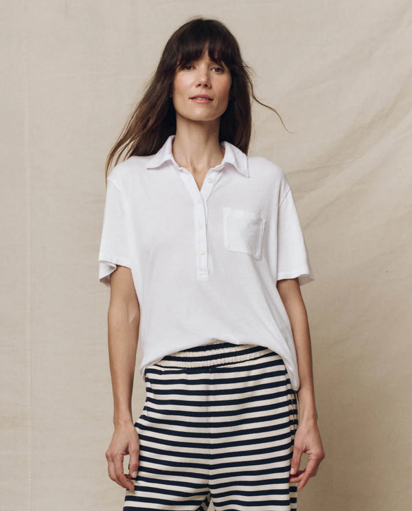 The Great The Lacrosse Polo True White