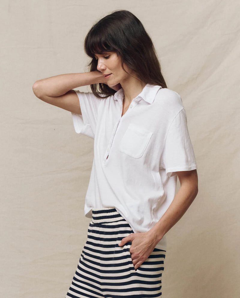 The Great The Lacrosse Polo True White