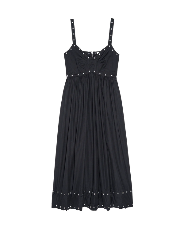 The Great The Reyes Dress W/ Studs Black