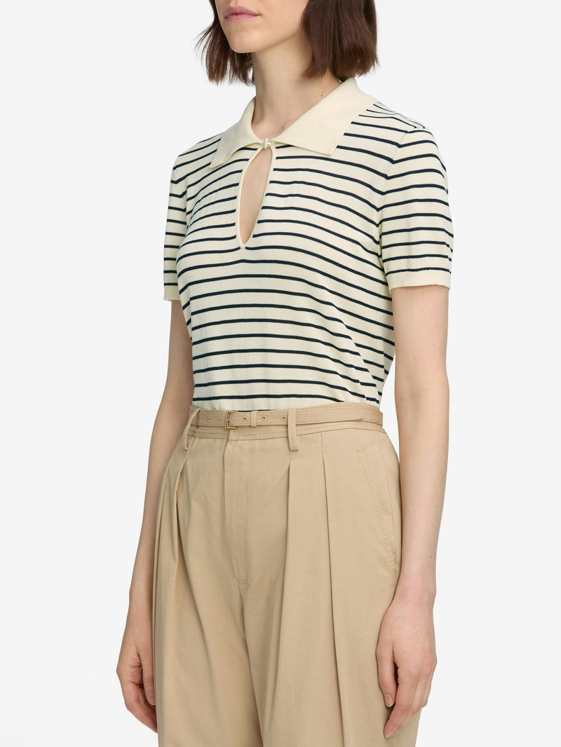 Frame The Keyhole Polo Cream Multi
