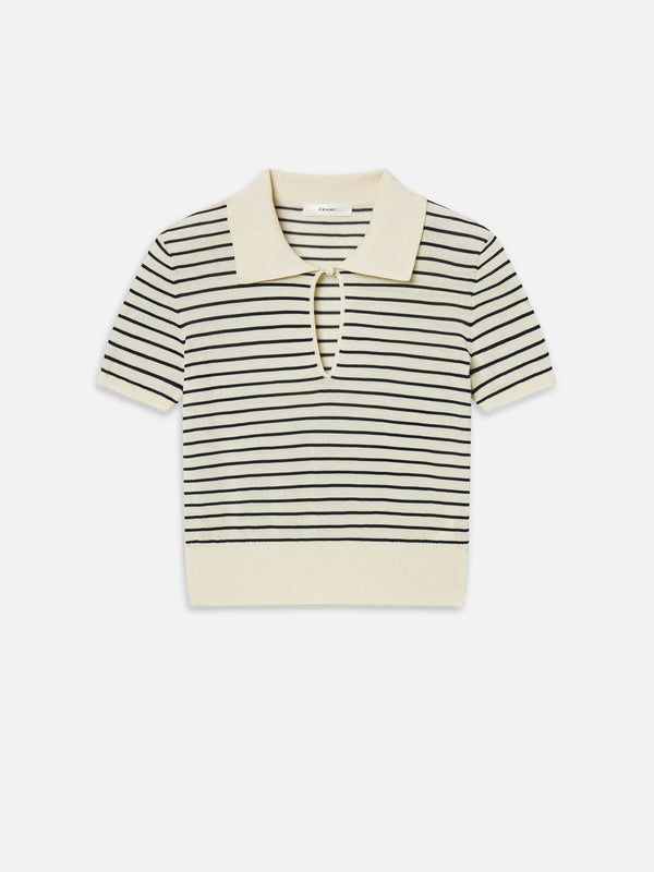 Frame The Keyhole Polo Cream Multi