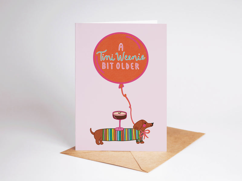 The Shelley Society A Tini Weenie Bit Older Espresso Martini Dog