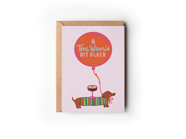 The Shelley Society A Tini Weenie Bit Older Espresso Martini Dog