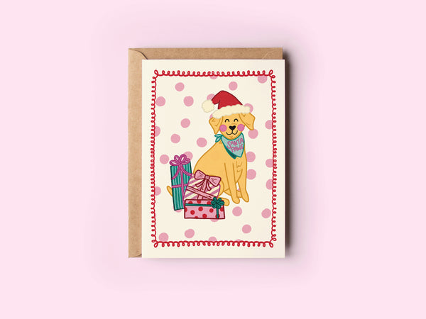 The Shelley Society Santa Paws Labrador Dog Christmas