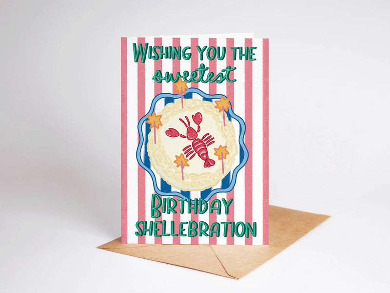 The Shelley Society Sweetest Birthday Shellebration Lobster Cake