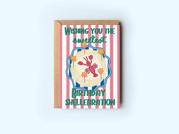 The Shelley Society Sweetest Birthday Shellebration Lobster Cake