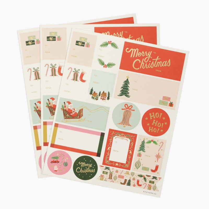 The Social Type Holiday Sticker Sheet