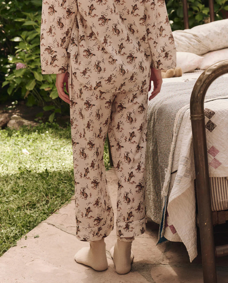 The Great The Easy Sleep Pant Cream Cowboy