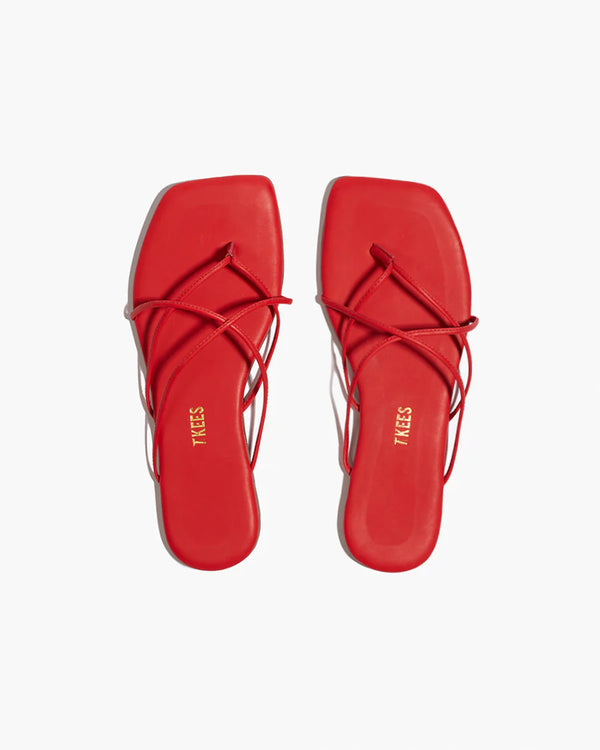 Tkees Square Toe Elle Red
