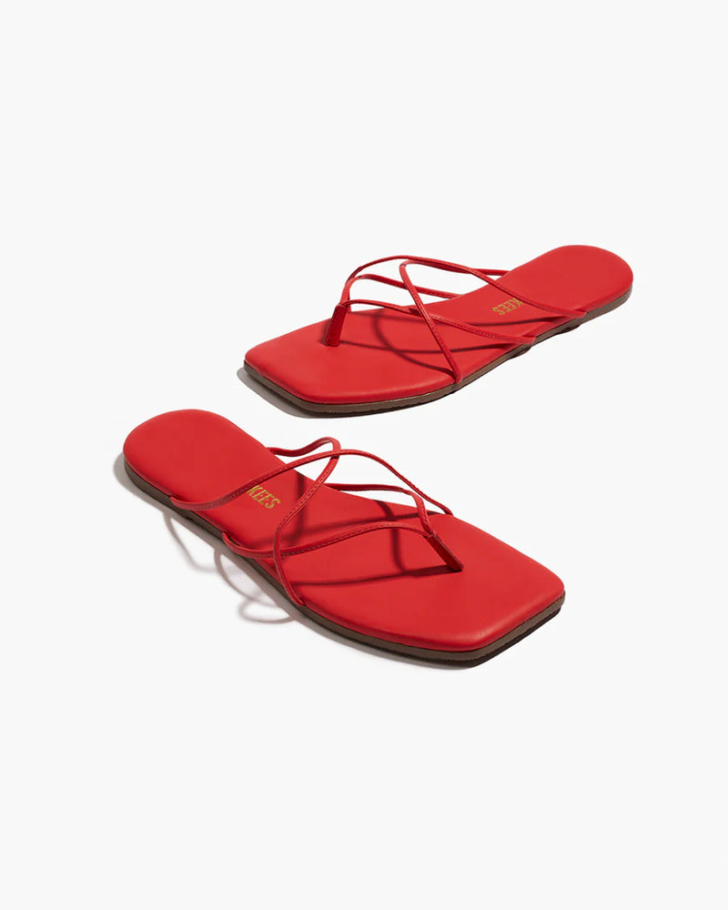 Tkees Square Toe Elle Red