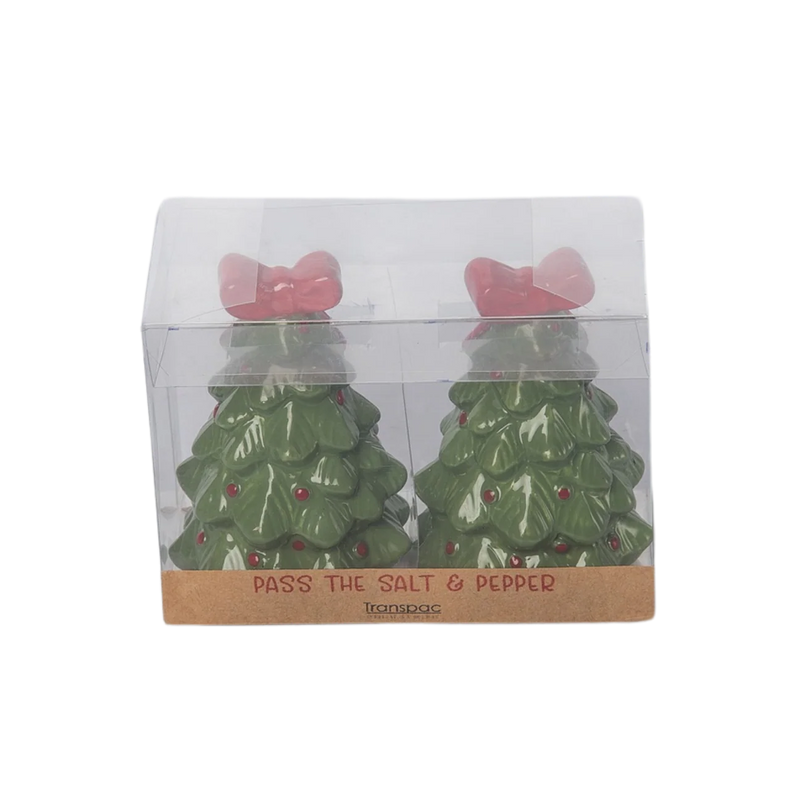 Transpac Dol Holiday Tree S/P S/2