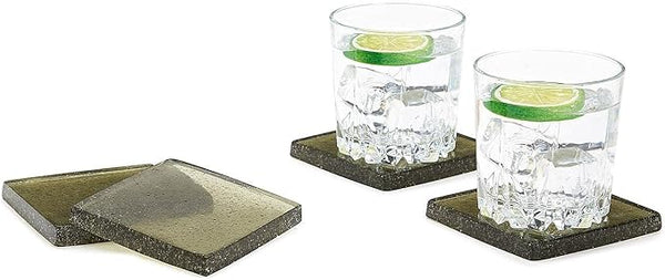 Two's Company Inc S/4 Bubble Glass Coasters