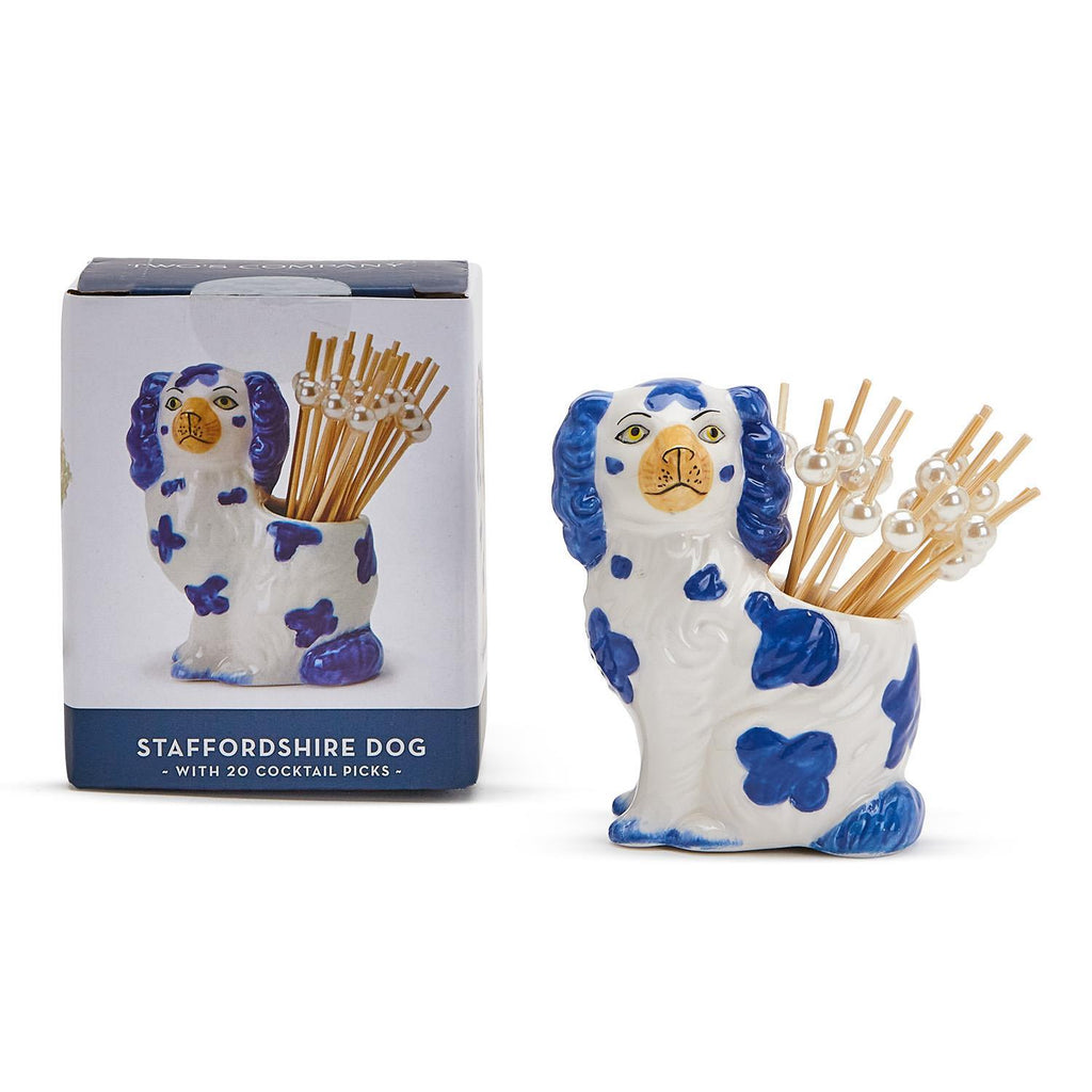 Two's Company Staffordshire Dog Cocktail Pick Holder - Thumbnail 4