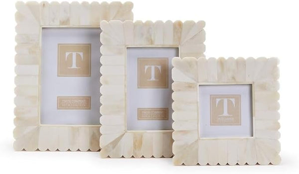 Two's Company Inc Scalloped Photo Frame
