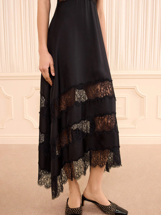 Ulla Johnson Coco Silk Dress - Noir
