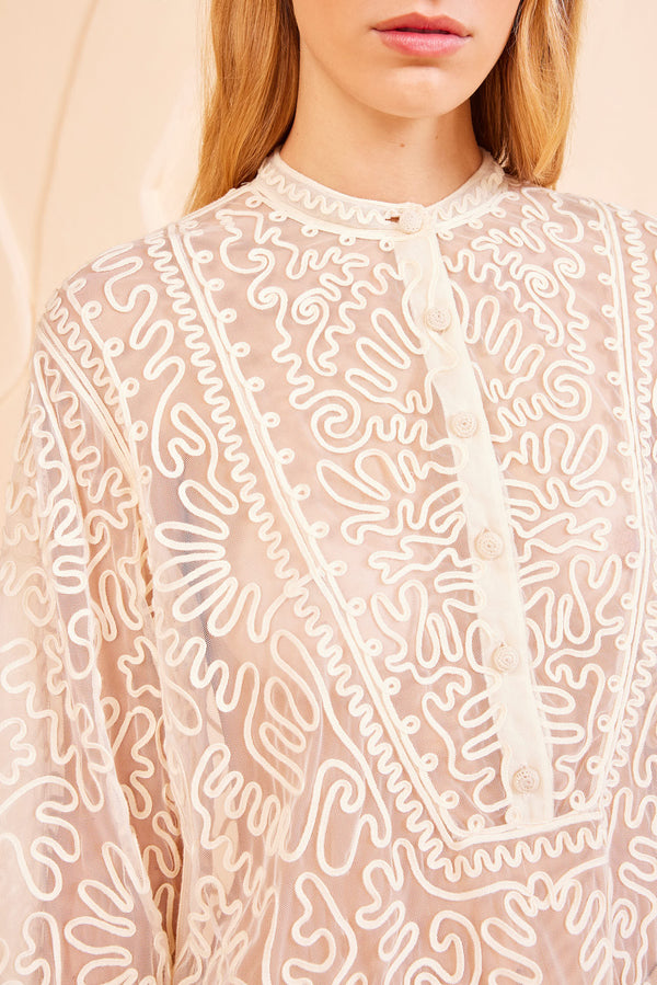 Ulla Johnson Esme Blouse Ivory