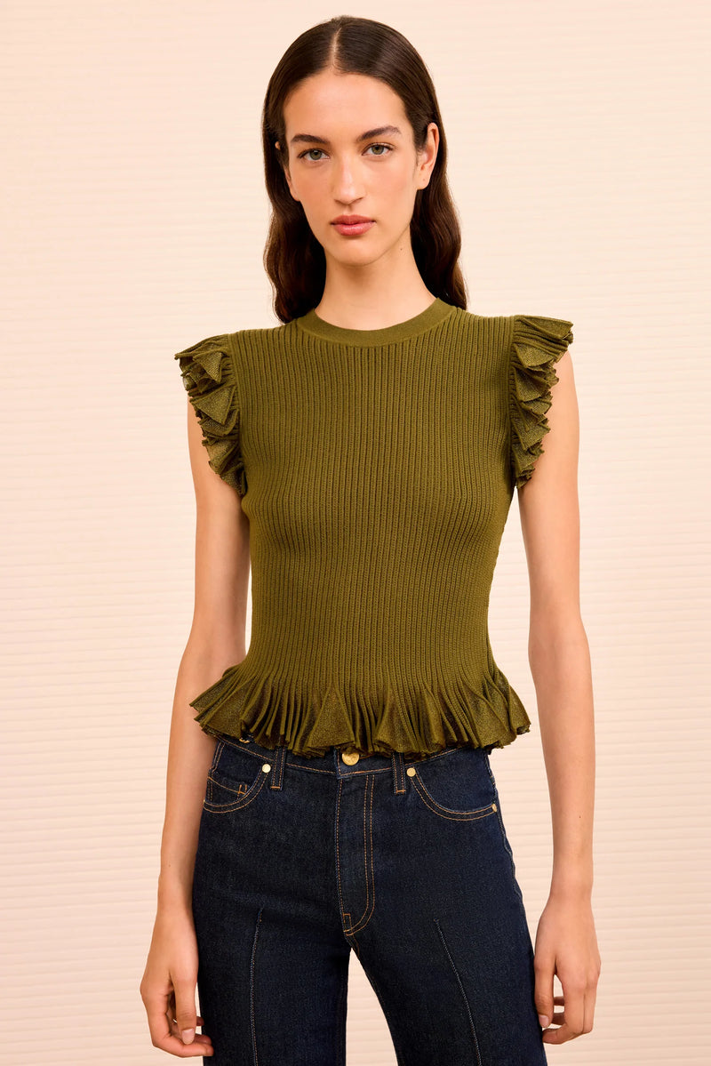 Ulla Johnson Leila Sl Top Olive