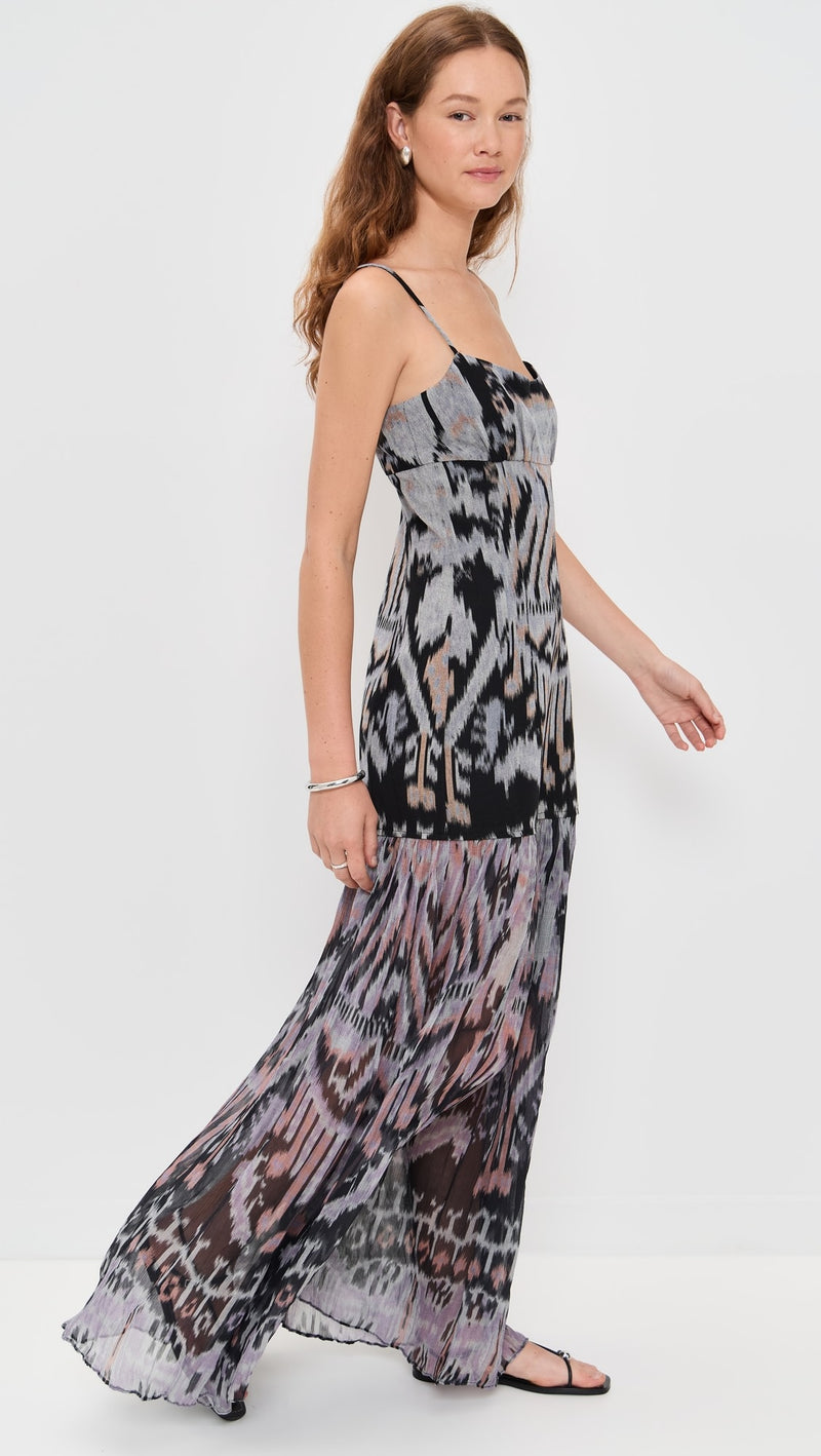 Ulla Johnson Marisol Drop Waist Gown Tiger Eye