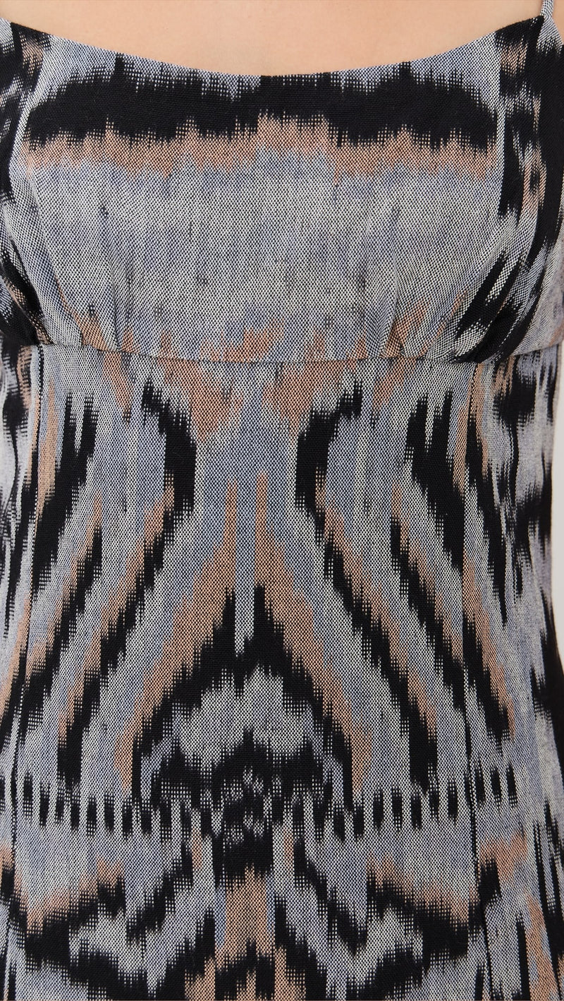 Ulla Johnson Marisol Drop Waist Gown Tiger Eye