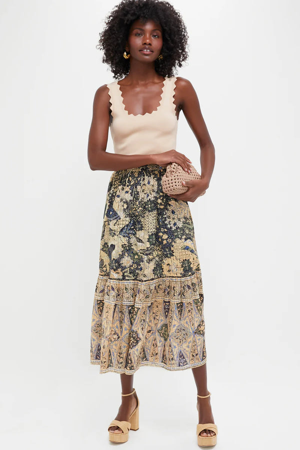 Ulla Johnson Olina Skirt Bellflower